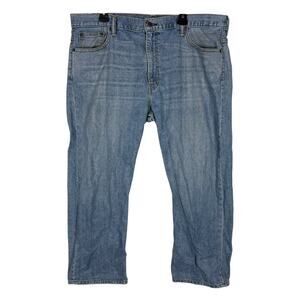 Levi's 569 Jeans Mens 40x30 Blue Denim Cotton‎ Loose Fit Mid-Rise Straight Leg